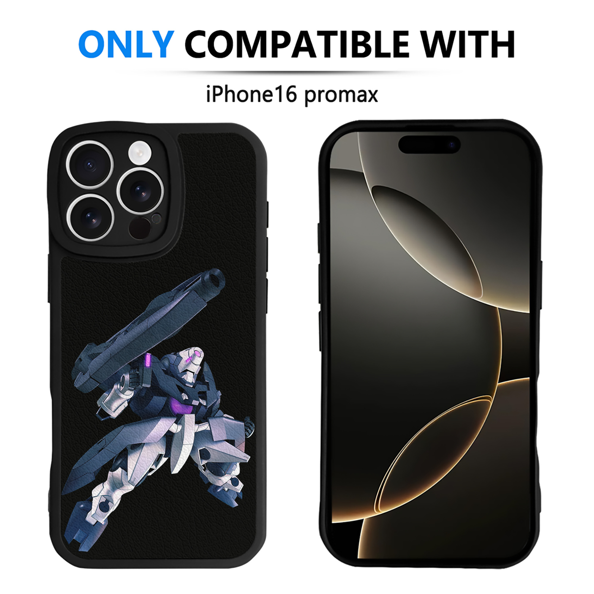 （画像用） 機動戦士ガンダム Mobile Suit Gundam 【iPhone 16シリーズ対応】シリコンスマホケース（レザー調） 材質：シリコン